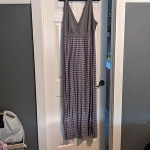Torrid size 2x purple and grey maxi dress